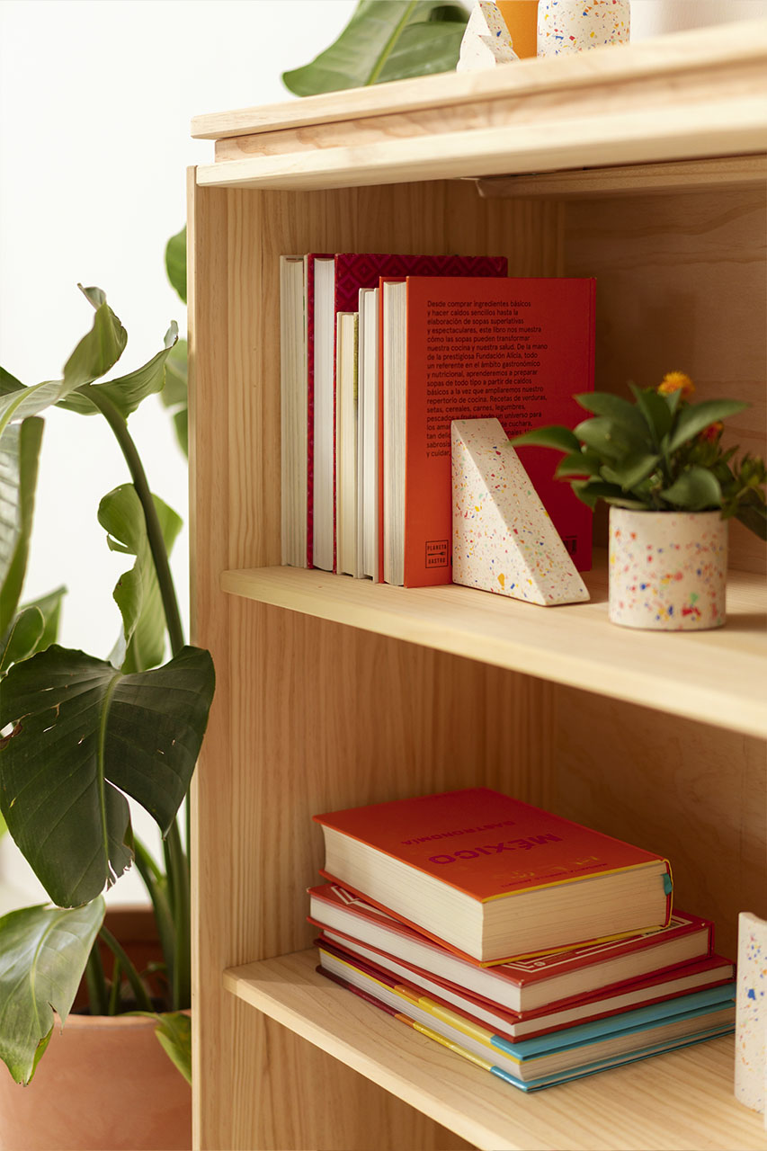 Imagen de ambiente 3 para:Estantería librería de madera ecológica