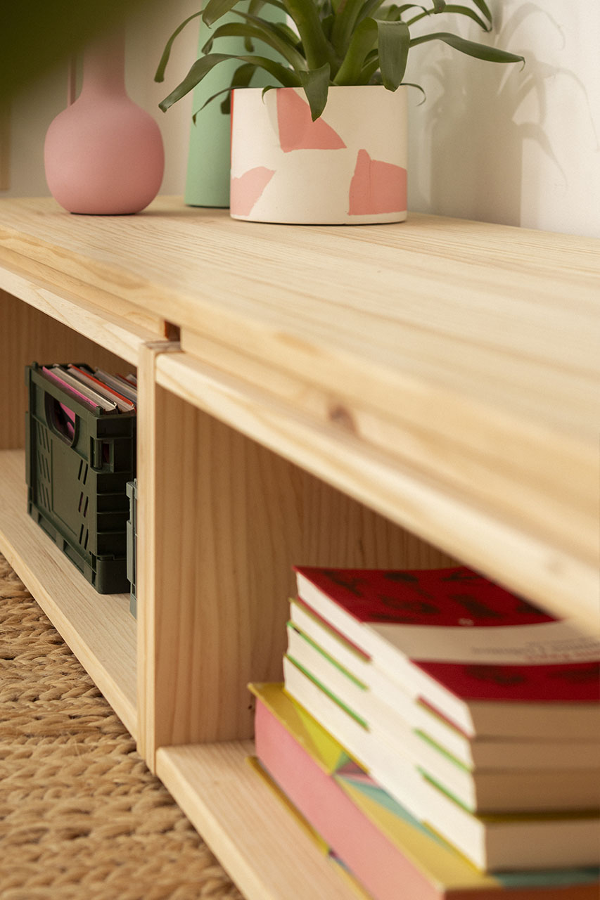 Imagen de ambiente 4 para:Muebles TV bajo de madera ecológica