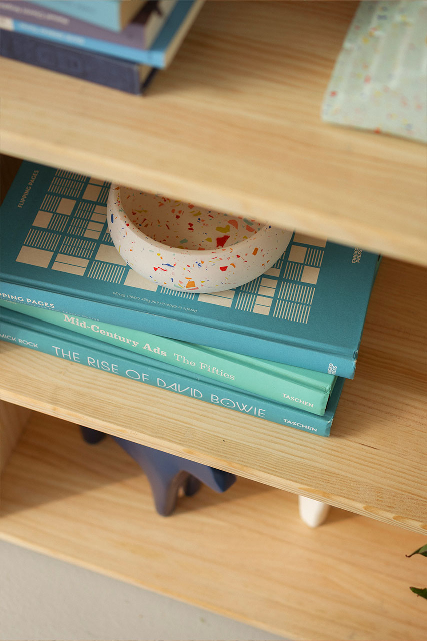 Imagen de ambiente 5 para:Estantería librería con almacenaje de madera natural
